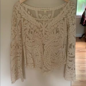 Anthropologie lace top